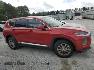 2019 Hyundai Santa Fe SE with VIN 5NMS23AD9KH096865, listed as a Copart auction lot 51138455 with 89,186 mi miles and Salvage Title. Bid and sale history available at carsss.com. Image 4.