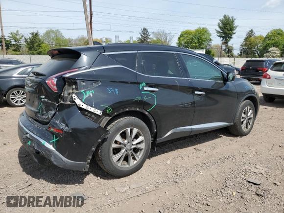 2018 Nissan Murano SV with VIN 5N1AZ2MG2JN116474, listed as a Copart auction lot 54519435 with 70,062 mi miles and Salvage Title. Bid and sale history available at DreamBid. Image 3.