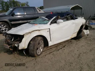 2003 Audi TT with VIN TRUTC28NX31014251, listed as a Copart auction lot 71114074 with 0 mi miles and Salvage Title. Bid and sale history available at carsss.com. Image 1.