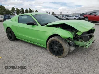 2014 Ford Mustang V6 with VIN 1ZVBP8AM5E5267551, listed as a Copart auction lot 56055935 with 153,842 mi miles and Salvage title. Bid and sale history available at DreamBid. Image 4.