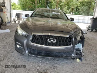 2014 Infiniti Q50 Premium with VIN JN1BV7APXEM688882, listed as a Copart auction lot 60543615 with 194,565 mi miles and Non repairable. Bid and sale history available at DreamBid. Image 5.