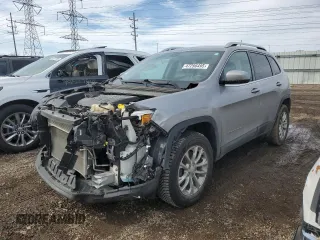 2019 Jeep Cherokee Latitude with VIN 1C4PJMCX9KD310591, listed as a Copart auction lot 47296495 with 66,570 mi miles and Salvage Title. Bid and sale history available at carsss.com. Image 1.
