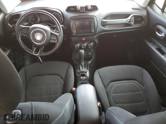 2017 Jeep Renegade Altitude with VIN ZACCJABB4HPF44621, listed as a Copart auction lot 63526195 with 96,485 mi miles and Salvage title. Bid and sale history available at DreamBid. Image 8.