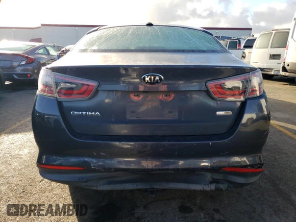 2014 Kia Optima Hybrid LX with VIN KNAGM4AD6E5065101, listed as a Copart auction lot 77467384 with 152,330 mi miles and Salvage Title. Bid and sale history available at carsss.com. Image 6.