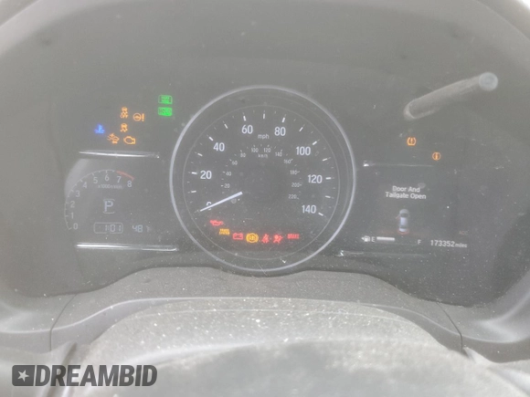 2019 Honda HR-V EX-L with VIN 3CZRU6H75KM710005, listed as a Copart auction lot 50162035 with 173,352 mi miles and Salvage Title. Bid and sale history available at carsss.com. Image 9.