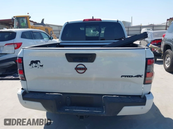 2024 Nissan Frontier PRO-4X with VIN 1N6ED1EKXRN651496, listed as a IAAI auction lot 41801908 with 7,058 mi miles. Bid and sale history available at carsss.com. Image 17.
