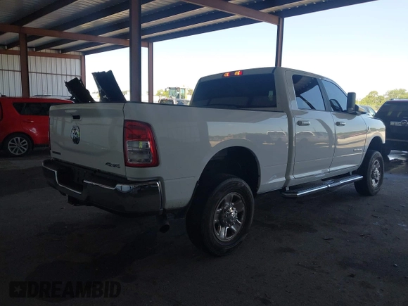 2021 Ram 2500 Big Horn with VIN 3C6UR5DL0MG653459, listed as a IAAI auction lot 41903211 with 68,902 mi miles. Bid and sale history available at carsss.com. Image 4.