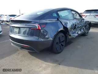 2025 Tesla Model 3 Long Range with VIN 5YJ3E1EA4SF914133, listed as a IAAI auction lot 41706994 with 1,932 mi miles. Bid and sale history available at carsss.com. Image 4.