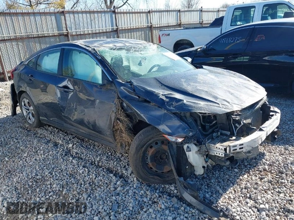 2018 Honda Civic Sedan LX with VIN 19XFC2F58JE016553, listed as a IAAI auction lot 41889434 with 92,045 mi miles. Bid and sale history available at carsss.com. Image 1.