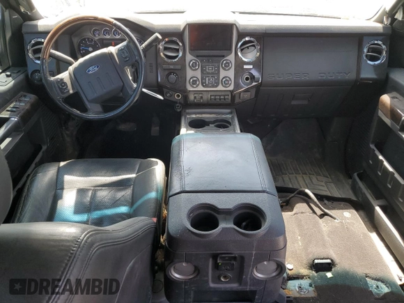 2015 Ford F-350 Lariat with VIN 1FT8W3DT1FEC78179, listed as a Copart auction lot 56387975 with 221,280 mi miles and Salvage title. Bid and sale history available at DreamBid. Image 8.