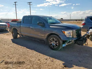 2021 Nissan Titan Pro-4X with VIN 1N6AA1ED9MN521808, listed as a Copart auction lot 58806585 with 108,808 mi miles and Salvage title. Bid and sale history available at DreamBid. Image 4.