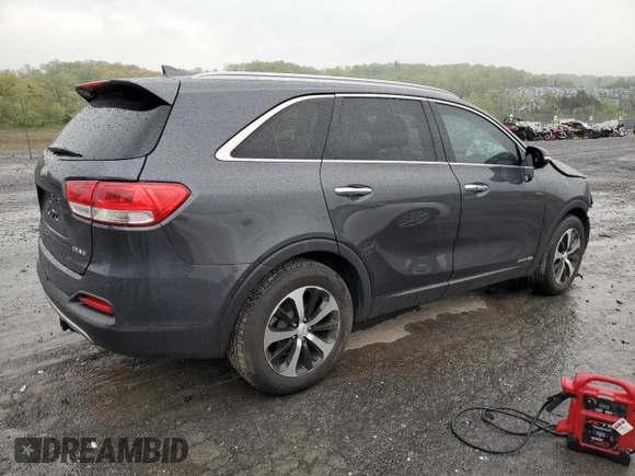 2017 Kia Sorento EX with VIN 5XYPHDA53HG233305, listed as a Copart auction lot 50397343 with 80,009 mi miles and Salvage title. Bid and sale history available at DreamBid. Image 3.