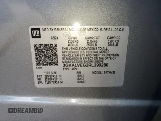 2024 GMC Terrain SLT с VIN 3GKALVEG2RL390280, выставлен на аукционе Copart как лот 62545625 с пробегом 16 847 миль миль и Списание • Salvage title. История ставок и продаж доступна на DreamBid. Изображение 13.