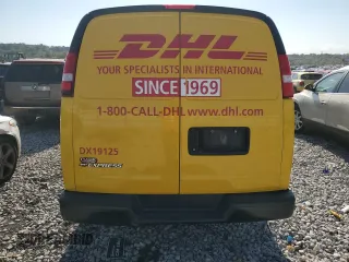 2019 Chevrolet Express Cargo with VIN 1GCWGAFP7K1235413, listed as a Copart auction lot 73735724 with Not provided miles and Salvage title. Bid and sale history available at DreamBid. Image 6.