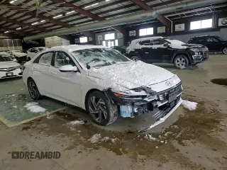 2024 Hyundai Elantra SEL with VIN KMHLS4DG2RU772054, listed as a Copart auction lot 88602205 with 14,822 mi miles and Salvage title. Bid and sale history available at DreamBid. Image 10.