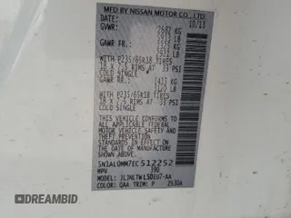 2014 Infiniti QX60 with VIN 5N1AL0MM7EC512252, listed as a Copart auction lot 50782345 with 177,541 mi miles and Salvage Title. Bid and sale history available at carsss.com. Image 14.