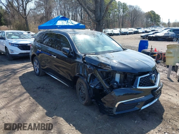 2020 Acura MDX with VIN 5J8YD4H33LL032202, listed as a IAAI auction lot 41892973 with 37,087 mi miles and . Bid and sale history available at DreamBid. Image 1.