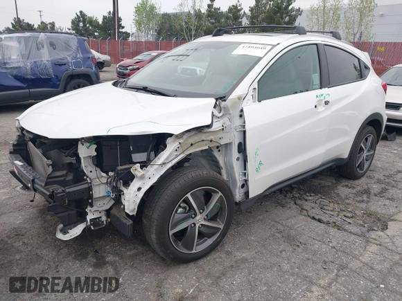 2022 Honda HR-V EX with VIN 3CZRU6H58NM722684, listed as a IAAI auction lot 41893049 with 18,346 mi miles. Bid and sale history available at carsss.com. Image 18.