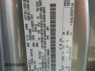 2016 Lincoln MKC Reserve with VIN 5LMTJ3DH8GUJ18868, listed as a Copart auction lot 89339255 with 60,298 mi miles and Salvage Title. Bid and sale history available at DreamBid. Image 13.