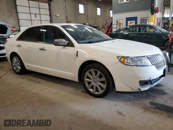 2012 Lincoln MKZ with VIN 3LNHL2JC7CR839285, listed as a Copart auction lot 47612365 with 116,411 mi miles and Clean Title. Bid and sale history available at DreamBid. Image 4.