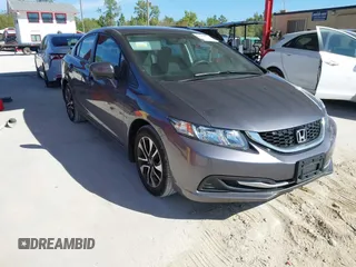 2015 Honda Civic EX with VIN 19XFB2F80FE001971, listed as a IAAI auction lot 41484458 with 45,873 mi miles. Bid and sale history available at carsss.com. Image 1.