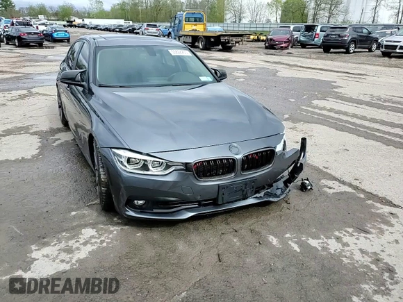 2017 BMW 3 Series 320i xDrive with VIN WBA8E5G32HNU45014, listed as a Copart auction lot 55808265 with 65,578 mi miles and Salvage title. Bid and sale history available at DreamBid. Image 13.