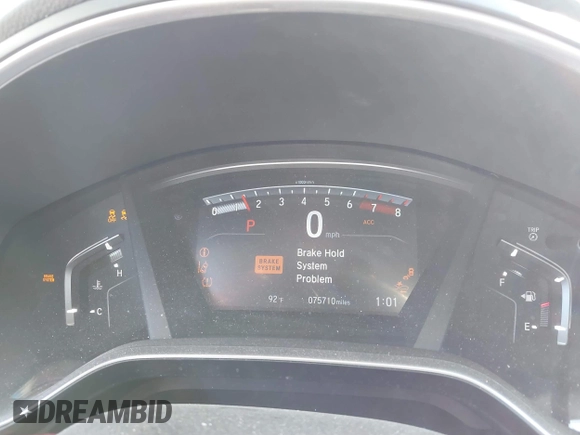 2019 Honda CR-V EX-L with VIN 7FARW2H84KE028937, listed as a IAAI auction lot 41859167 with 75,710 mi miles. Bid and sale history available at carsss.com. Image 7.