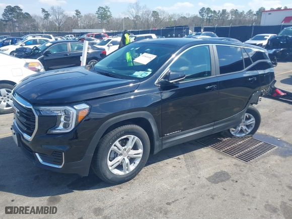 2024 GMC Terrain SLE with VIN 3GKALTEG5RL376264, listed as a IAAI auction lot 41810187 with 17,664 mi miles. Bid and sale history available at carsss.com. Image 18.