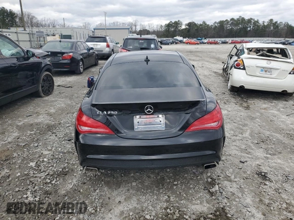 2016 Mercedes-Benz CLA with VIN WDDSJ4EB6GN337878, listed as a Copart auction lot 36466993 with 105,587 mi miles. Bid and sale history available at carsss.com. Image 6.