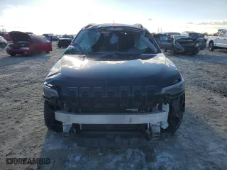2019 Jeep Cherokee Latitude Plus with VIN 1C4PJLLNXKD326095, listed as a Copart auction lot 81582224 with 117,236 mi miles and Salvage Title. Bid and sale history available at carsss.com. Image 5.