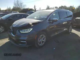 2021 Chrysler Pacifica Limited z VIN 2C4RC3GG6MR590607, wystawiony jako Copart lot #89162225 z przebiegiem 61 771 mil mil oraz Szkoda całkowita • Salvage title. Historia ofert i sprzedaży dostępna na DreamBid. Obrazek 1.