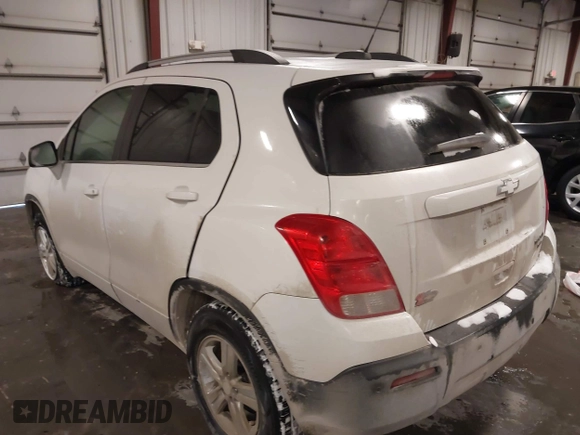 2015 Chevrolet Trax LT with VIN 3GNCJRSB7FL203418, listed as a IAAI auction lot 41572289 with 148,402 mi miles and . Bid and sale history available at DreamBid. Image 3.