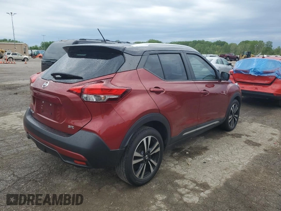 2019 Nissan Kicks SR with VIN 3N1CP5CU3KL483772, listed as a Copart auction lot 52044244 with 70,140 mi miles and Clean Title. Bid and sale history available at DreamBid. Image 3.