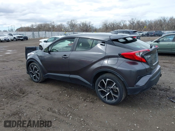 2019 Toyota C-HR XLE with VIN JTNKHMBX6K1055144, listed as a IAAI auction lot 41937836 with 8,299 mi miles. Bid and sale history available at carsss.com. Image 3.