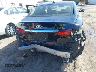 2019 Infiniti Q50 3.0t LUXE with VIN JN1EV7AP8KM541551, listed as a IAAI auction lot 41534608 with 66,273 mi miles. Bid and sale history available at carsss.com. Image 6.