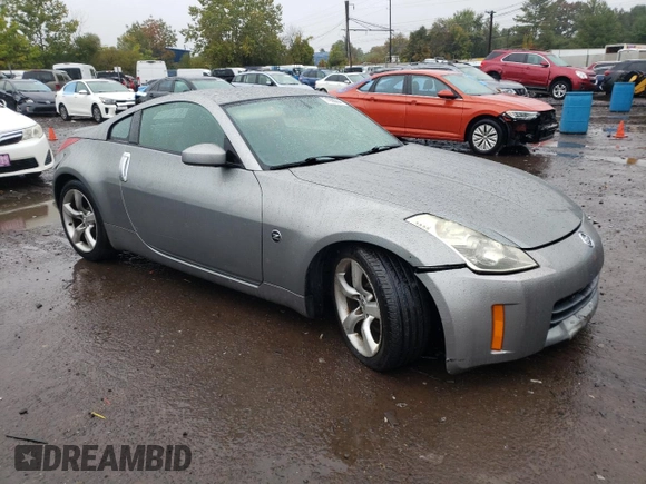 2006 Nissan 350Z Touring with VIN JN1AZ34E46M352617, listed as a Copart auction lot 71928234 with 195,583 mi miles and Salvage Title. Bid and sale history available at DreamBid. Image 4.