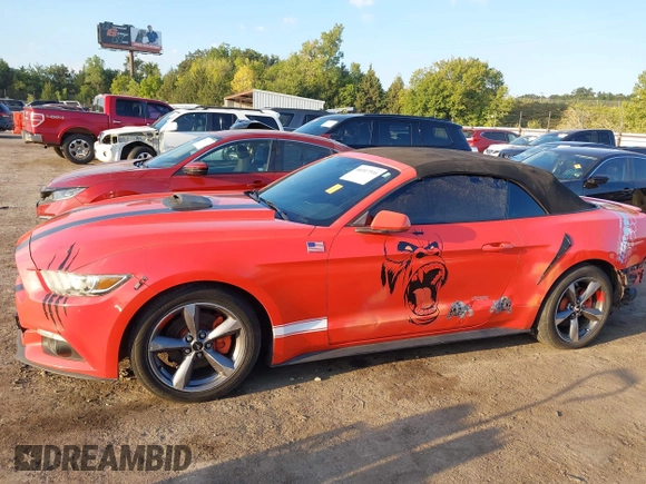 2015 Ford Mustang V6 with VIN 1FATP8EM5F5333315, listed as a IAAI auction lot 40317316 with 141,283 mi miles and . Bid and sale history available at DreamBid. Image 15.