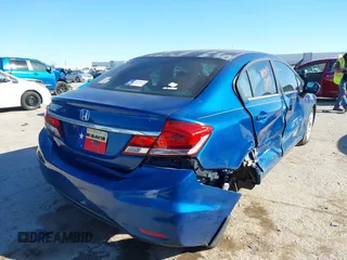 2014 Honda Civic Sedan LX with VIN 2HGFB2F57EH529579, listed as a IAAI auction lot 41732190 with 95,176 mi miles. Bid and sale history available at carsss.com. Image 4.
