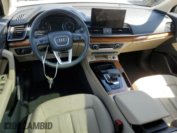 2022 Audi Q5 Premium with VIN WA1ABAFY1N2124432, listed as a Copart auction lot 46852544 with 11,442 mi miles and Salvage title. Bid and sale history available at DreamBid. Image 8.