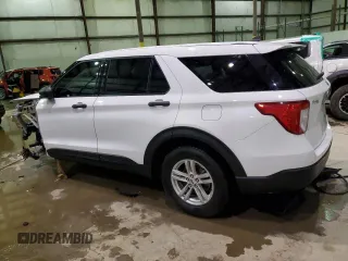 2022 Ford Explorer with VIN 1FMSK7BH2NGB03588, listed as a Copart auction lot 45590645 with 91,453 mi miles and Salvage title. Bid and sale history available at DreamBid. Image 2.
