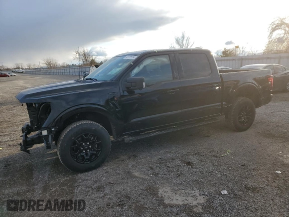 2024 Ford F-150 XLT with VIN 1FTEW3LP8RKD69396, listed as a Copart auction lot 82775784 with 831 mi miles and Salvage Title. Bid and sale history available at carsss.com. Image 1.