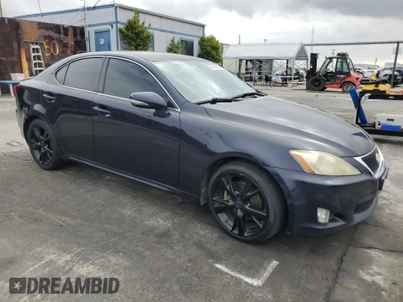 2010 Lexus IS 250 z VIN JTHBF5C21A2095819, wystawiony jako Copart lot #56145095 z przebiegiem 123 172 mil mil oraz Szkoda całkowita • Salvage title. Historia ofert i sprzedaży dostępna na DreamBid. Obrazek 4.