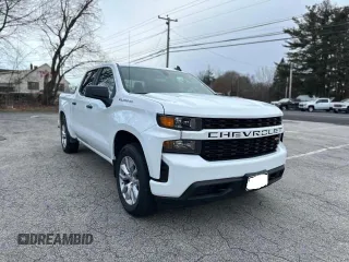 2019 Chevrolet Silverado 1500 Custom with VIN 3GCPYBEH1KG107607, listed as a Copart auction lot 42045935 with 137,069 mi miles and Clean Title. Bid and sale history available at DreamBid. Image 1.