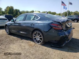 2023 Genesis G70 2.0T with VIN KMTG34TA6PU131696, listed as a Copart auction lot 69596114 with 29,968 mi miles and Salvage Title. Bid and sale history available at DreamBid. Image 2.