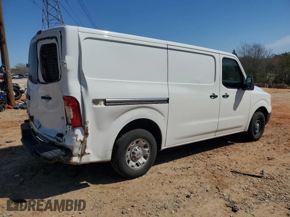 2018 Nissan NV Cargo S z VIN 1N6BF0KM8JN804801, wystawiony jako Copart lot #50125815 z przebiegiem 248 028 mil mil oraz Szkoda całkowita • Salvage title. Historia ofert i sprzedaży dostępna na DreamBid. Obrazek 3.
