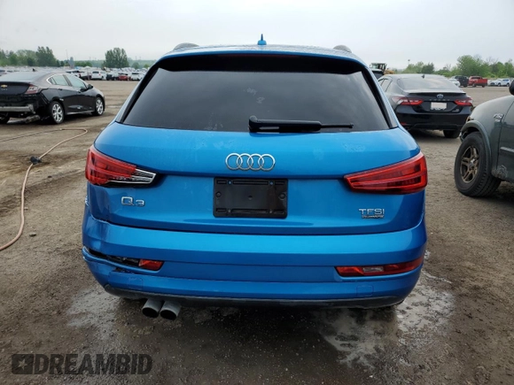 2017 Audi Q3 Premium with VIN WA1ECCFS2HR007654, listed as a Copart auction lot 59002885 with 138,741 mi miles and Clean title. Bid and sale history available at DreamBid. Image 6.