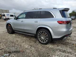 2022 Mercedes-Benz GLS with VIN 4JGFF5KE9NA672991, listed as a Copart auction lot 77032043 with 15,062 mi miles. Bid and sale history available at carsss.com. Image 2.