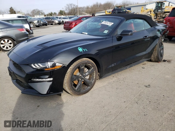 2022 Ford Mustang EcoBoost with VIN 1FATP8UH6N5135975, listed as a Copart auction lot 35834753 with 2,774 mi miles. Bid and sale history available at carsss.com. Image 1.