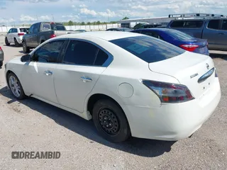 2014 Nissan Maxima S with VIN 1N4AA5AP6EC447048, listed as a IAAI auction lot 42625937 with 144,856 mi miles and . Bid and sale history available at DreamBid. Image 3.