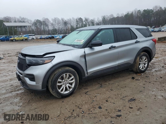 2023 Ford Explorer z VIN 1FM5K8AC8PGB37966, wystawiony jako Copart lot #84690924 z przebiegiem Nie podano mil oraz Szkoda całkowita • Salvage title. Historia ofert i sprzedaży dostępna na DreamBid. Obrazek 1.
